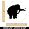 Woolly Mammoth Solid Rubber Stamp for Stamping Crafting Planners